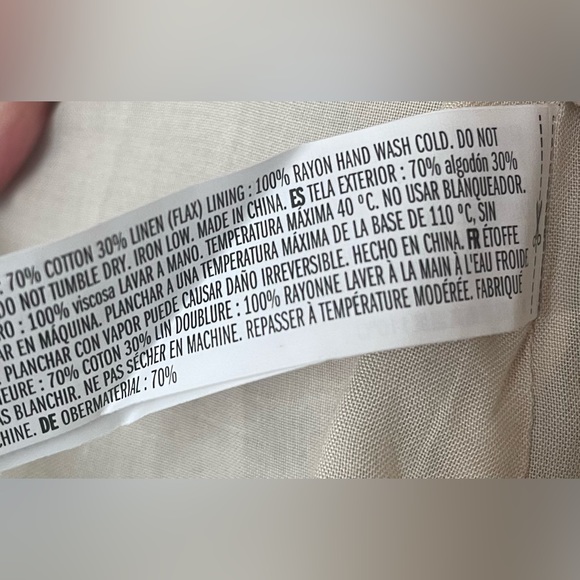 English Factory Grey Puff Short Sleeve Blazer Medium - Picture 16 of 16